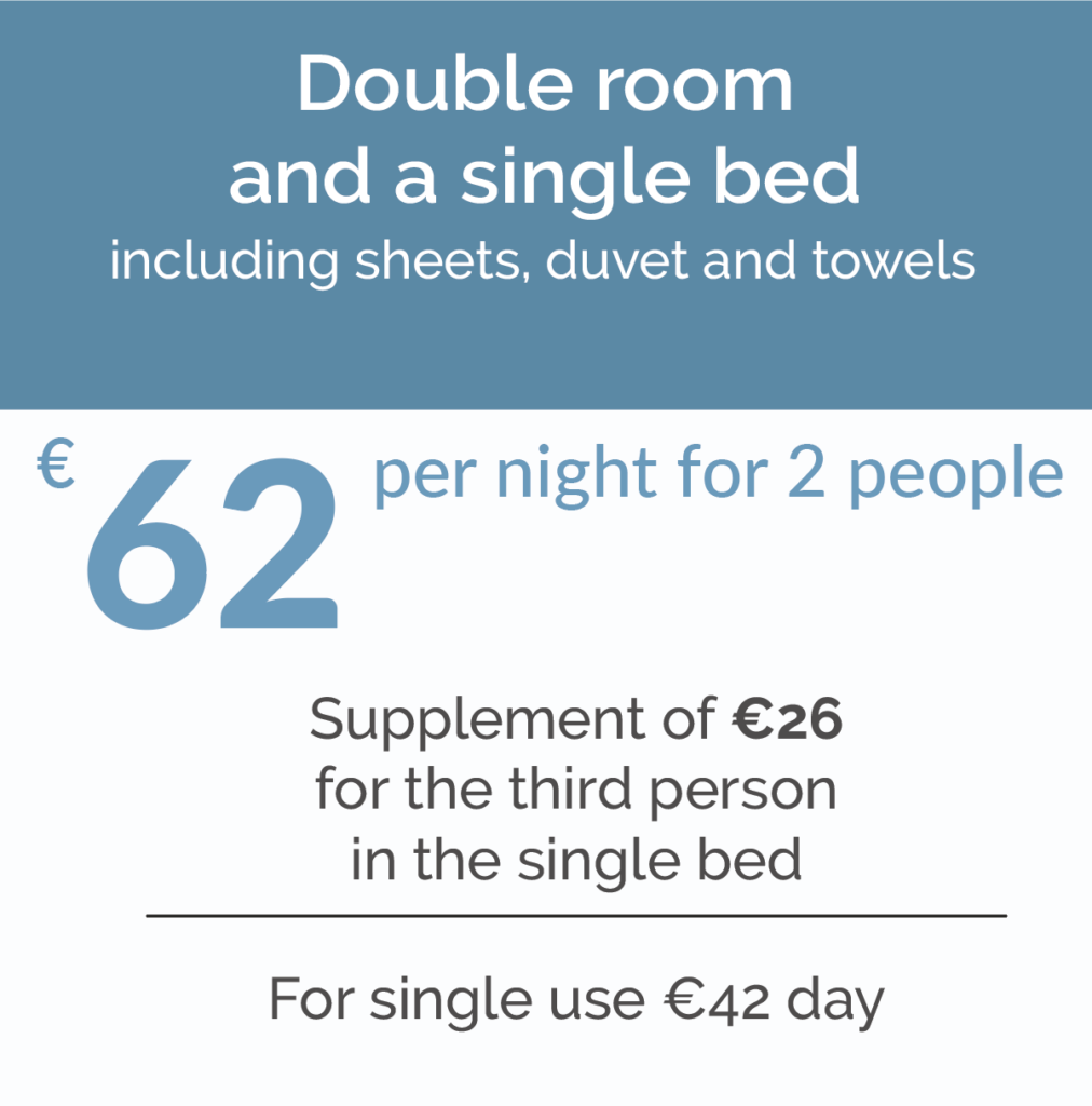 double+single bed